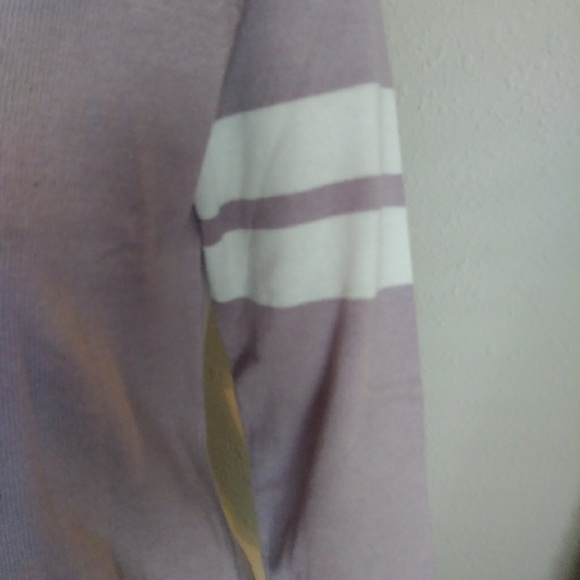Hippie rose sweatshirt In Color Purple - Picture 2 of 2